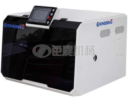 尼龙编织管切管包胶布机